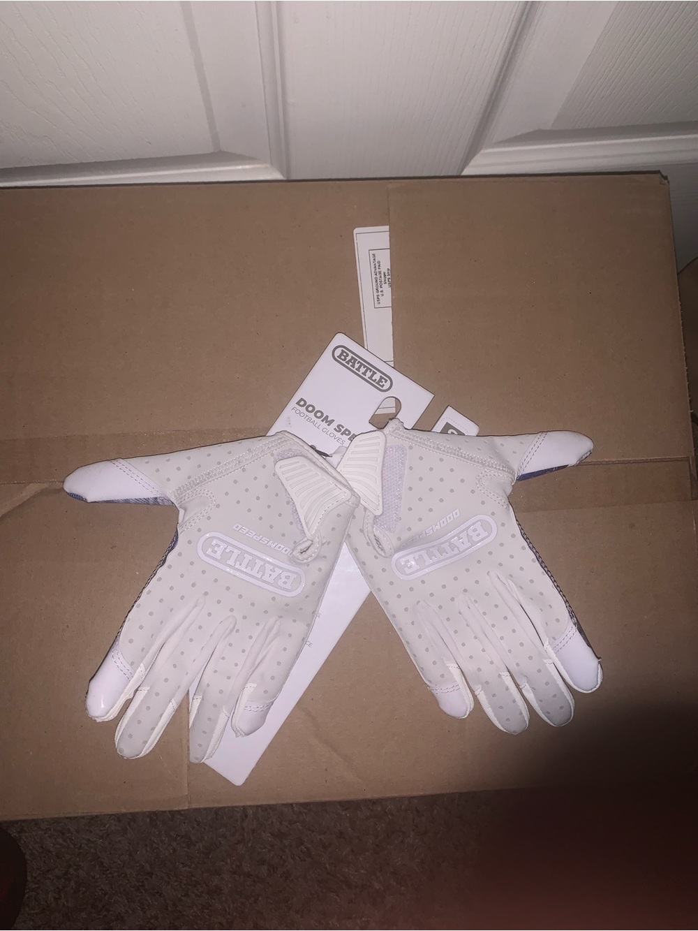 Battle doom speed football gloves youth small